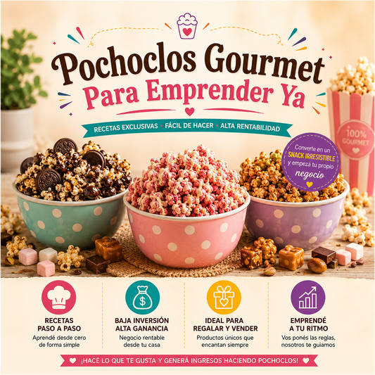 Pochoclos Gourmet Para Emprender Ya!